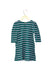 A Teal Long Sleeve Dresses from Crewcuts in size 3T for girl. (Back View)