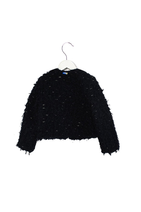 A Navy Lightweight Jackets from Catimini in size 4T for girl. (Back View)