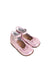 A Pink Flats from Little Mary in size 12-18M for girl. (Front View)
