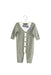 A Grey Long Sleeve Jumpsuits from Nicholas & Bears in size 6-12M for boy. (Front View)