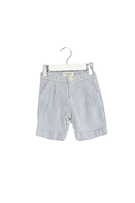 A Blue Shorts from Cashmirino in size 3-6M for boy. (Front View)