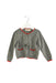 A Grey Cardigans from Momonittu in size 12-18M for girl. (Front View)