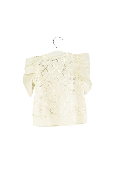 A Ivory Short Sleeve Tops from Nicholas & Bears in size 2T for girl. (Back View)