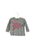 A Grey Long Sleeve Tops from Microbe by Miss Grant in size 6-12M for girl. (Front View)