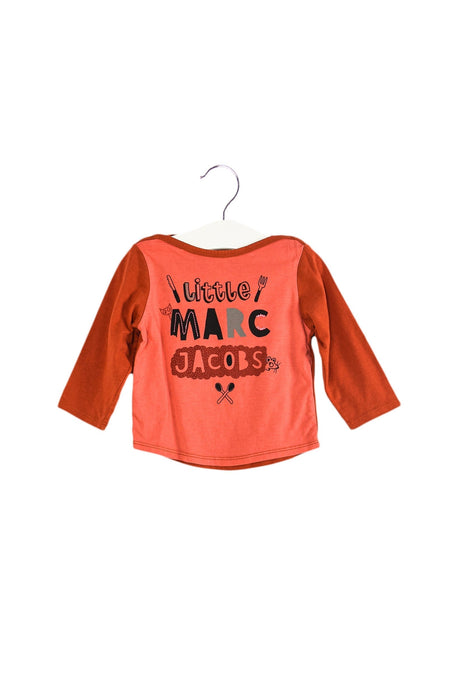A Orange Long Sleeve Tops from Little Marc Jacobs in size 6-12M for girl. (Front View)