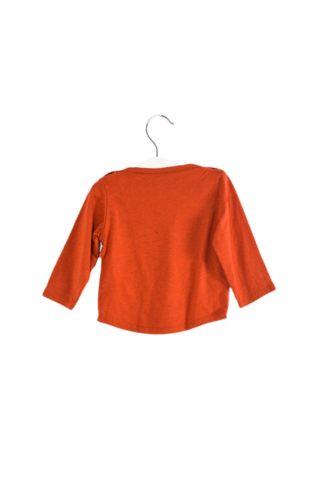 A Orange Long Sleeve Tops from Little Marc Jacobs in size 6-12M for girl. (Back View)