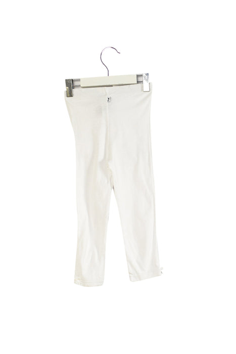 A White Leggings from Jacadi in size 2T for girl. (Back View)