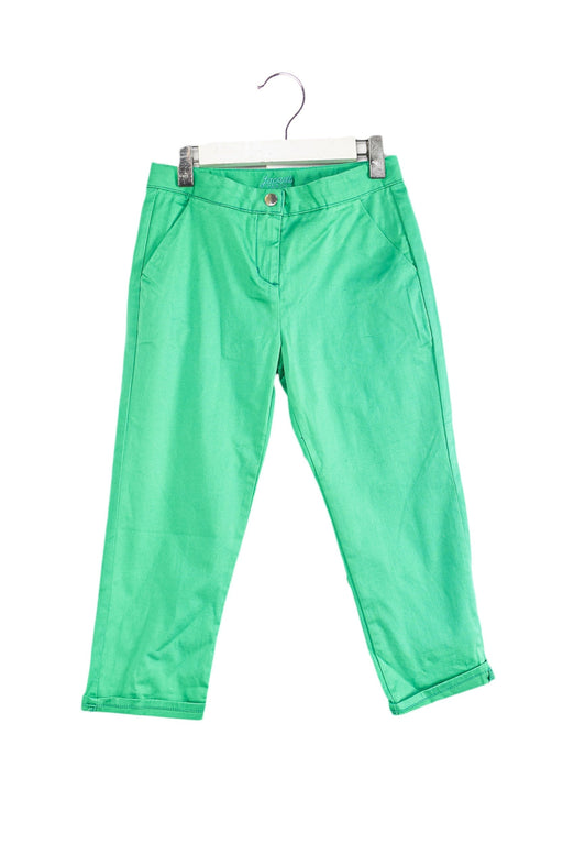 A Green Casual Pants from Jacadi in size 8Y for girl. (Front View)