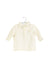 A White Long Sleeve Polos from Nicholas & Bears in size 0-3M for boy. (Front View)