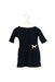 A Navy Long Sleeve Dresses from Crewcuts in size 4T for girl. (Front View)