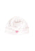 A Pink Hats Beanies & Caps from Petit Bateau in size 0-3M for girl. (Front View)