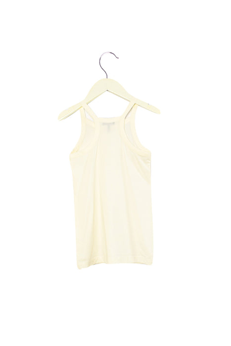 A White Sleeveless Tops from IKKS in size 4T for girl. (Back View)