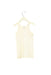 A White Sleeveless Tops from IKKS in size 4T for girl. (Back View)