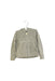 A Grey Zippered Sweatshirts from Crewcuts in size 6-12M for girl. (Front View)
