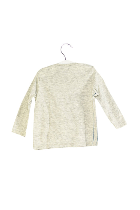 A Grey Long Sleeve Tops from IKKS in size 6-12M for boy. (Back View)