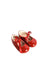 A Red Flats from Vevian in size 6-12M for girl. (Front View)