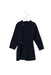 A Navy Coats from Jacadi in size 4T for girl. (Front View)