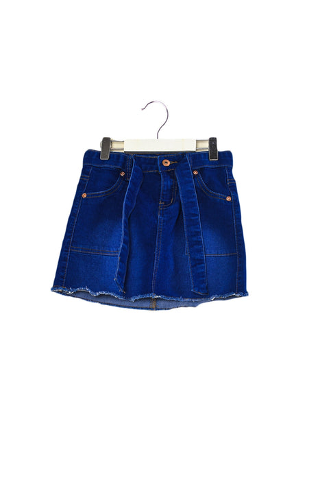 A Blue Short Skirts from Seed in size 7Y for girl. (Front View)