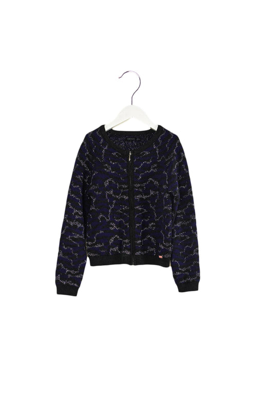 A Black Cardigans from IKKS in size 8Y for girl. (Front View)