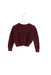 A Burgundy Cardigans from Bonpoint in size 3T for girl. (Back View)