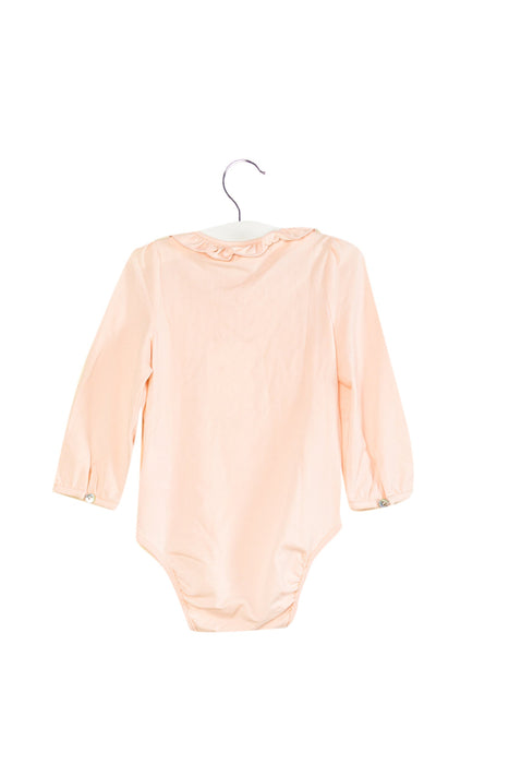 A Pink Long Sleeve Bodysuits from Nicholas & Bears in size 12-18M for girl. (Back View)