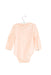 A Pink Long Sleeve Bodysuits from Nicholas & Bears in size 12-18M for girl. (Back View)