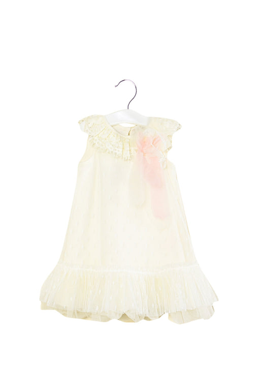 A White Short Sleeve Dresses from Nicholas & Bears in size 2T for girl. (Front View)