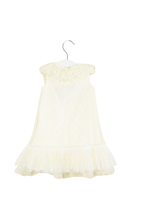 A White Short Sleeve Dresses from Nicholas & Bears in size 2T for girl. (Back View)