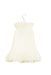 A White Short Sleeve Dresses from Nicholas & Bears in size 2T for girl. (Back View)