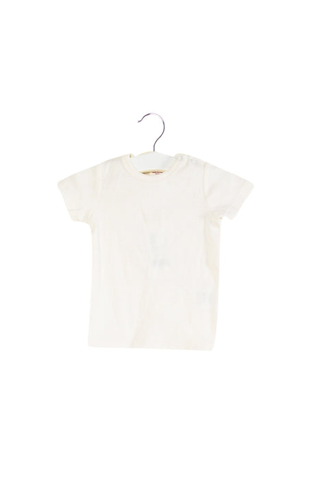 A White Short Sleeve Tops from Seed in size 3-6M for neutral. (Front View)
