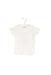 A White Short Sleeve Tops from Seed in size 3-6M for neutral. (Front View)