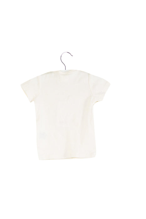 A White Short Sleeve Tops from Seed in size 3-6M for neutral. (Back View)