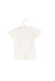 A White Short Sleeve Tops from Seed in size 3-6M for neutral. (Back View)