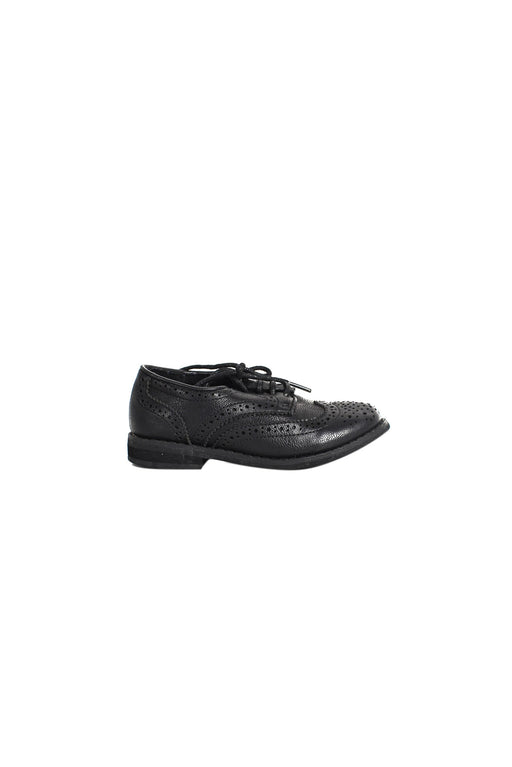 A Black Dress Shoes from Monsoon in size 3T for neutral. (Front View)
