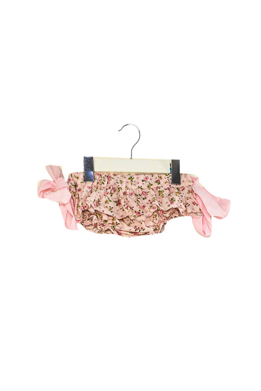 A Pink Bloomers from Phi Clothing in size 6-12M for girl. (Front View)