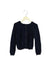 A Navy Cardigans from Catimini in size 4T for girl. (Front View)