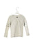 A Grey Long Sleeve Tops from IKKS in size 4T for girl. (Back View)