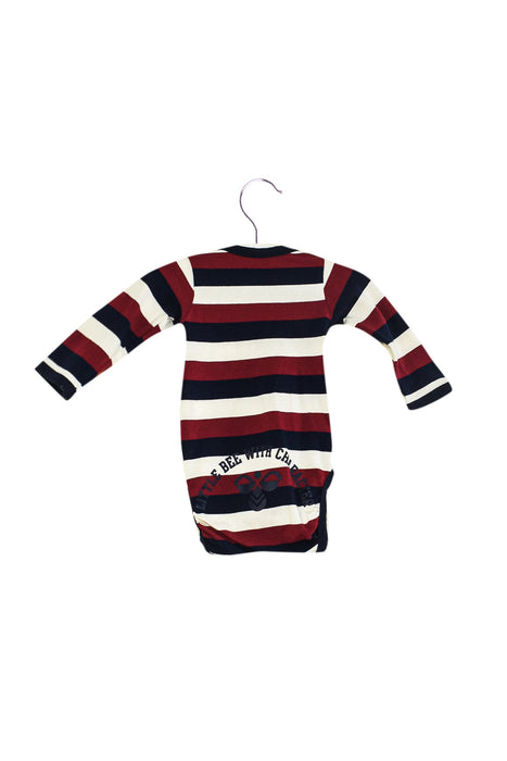 A Navy Long Sleeve Bodysuits from hummel in size 0-3M for neutral. (Back View)