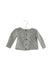 A Grey Cardigans from Noa Noa Miniature in size 0-3M for girl. (Front View)