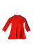 A Red Long Sleeve Dresses from Catimini in size 2T for girl. (Back View)