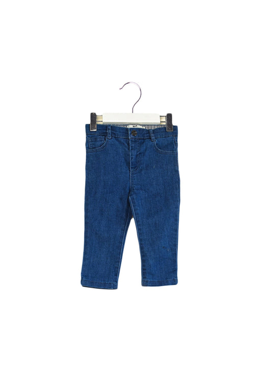 A Blue Jeans from Cyrillus in size 12-18M for neutral. (Front View)