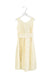 A White Sleeveless Dresses from John Lewis in size 7Y for girl. (Front View)