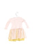 A Pink Long Sleeve Bodysuits from Seed in size 3-6M for girl. (Back View)
