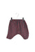 A Red Casual Pants from Bout'Chou in size 0-3M for boy. (Front View)