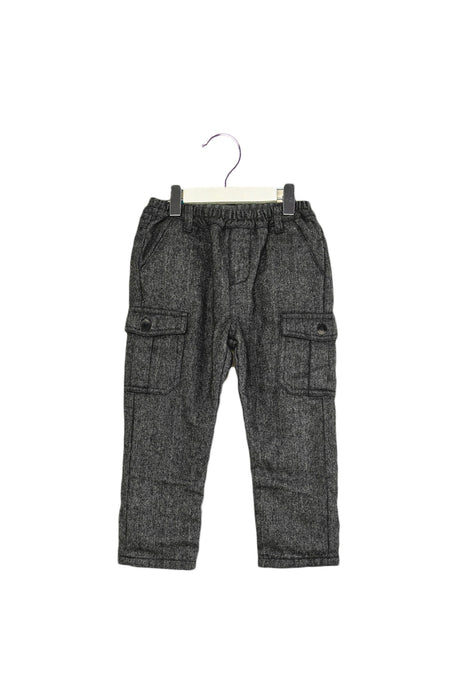 A Grey Casual Pants from Chickeeduck in size 2T for boy. (Front View)