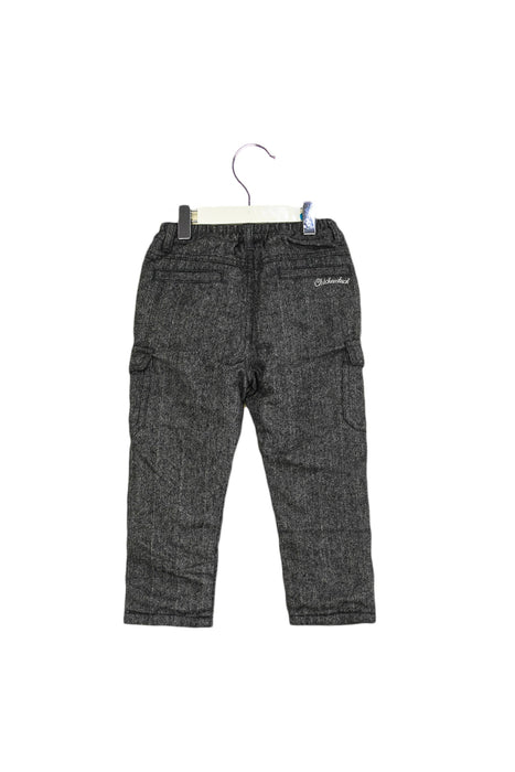 A Grey Casual Pants from Chickeeduck in size 2T for boy. (Back View)