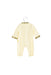 A Ivory Long Sleeve Jumpsuits from Mides in size 3-6M for boy. (Back View)