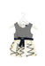 A Navy Dress Sets from Nicholas & Bears in size 3-6M for girl. (Front View)