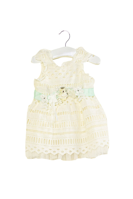 A White Dress Sets from Nicholas & Bears in size 6-12M for girl. (Front View)