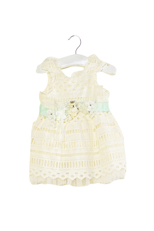 A White Dress Sets from Nicholas & Bears in size 6-12M for girl. (Front View)